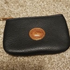 Dooney and bourke blue coin purse